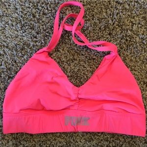 Victoria’s Secret PINK Halter Sports Bra Small
